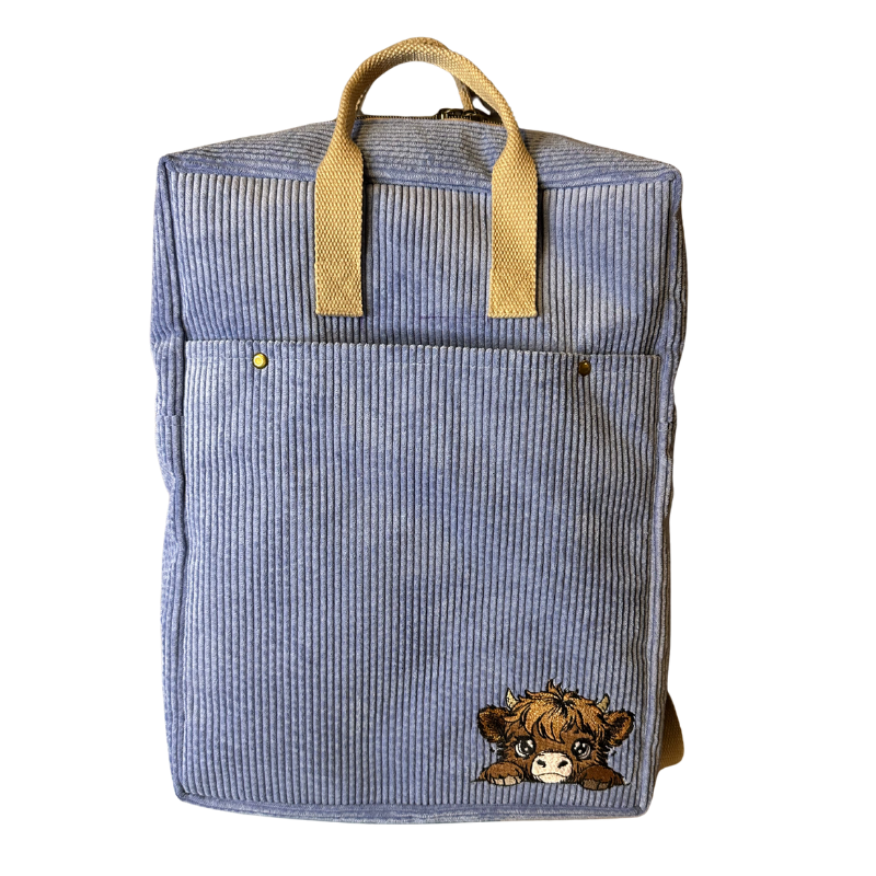 Stel je eigen ribfluweel rugtas samen