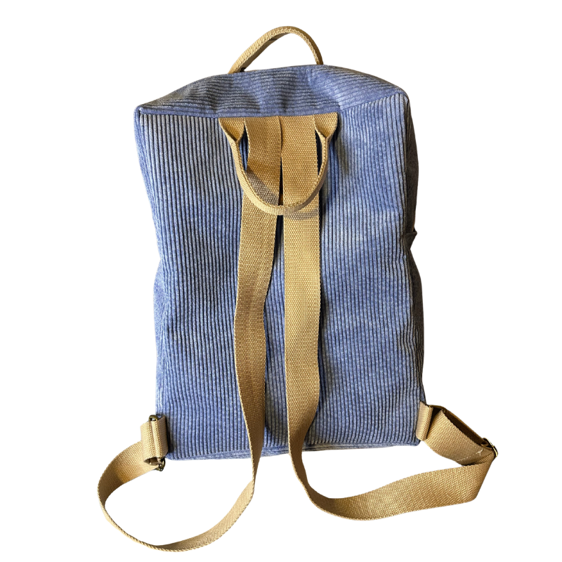 Stel je eigen ribfluweel rugtas samen